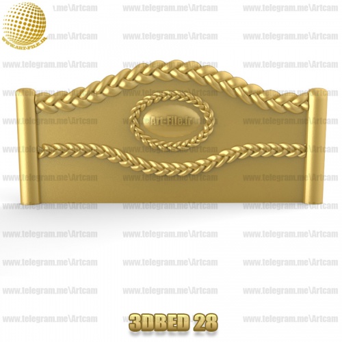 فروش فایل سه بعدی کله تخت 3DBED28