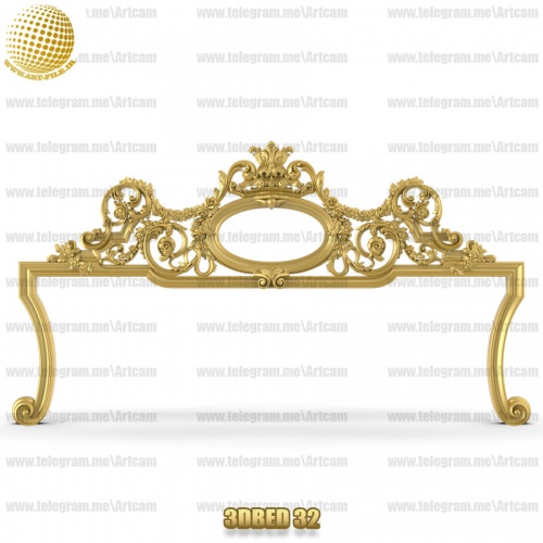 فروش فایل سه بعدی کله تخت 3DBED32