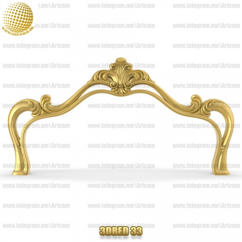 فروش فایل سه بعدی کله تخت 3DBED33