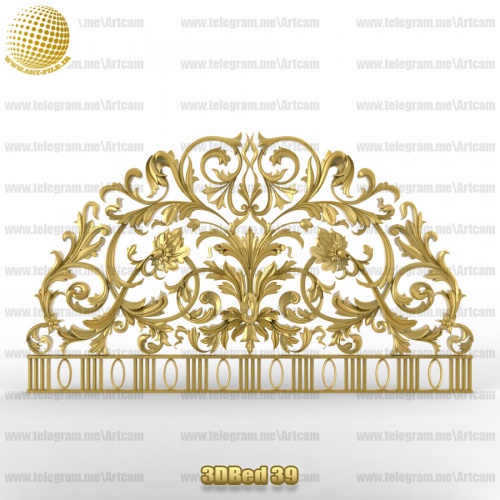 فروش فایل سه بعدی کله تخت 3DBED39