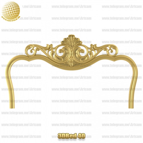 فروش فایل سه بعدی کله تخت 3DBED40