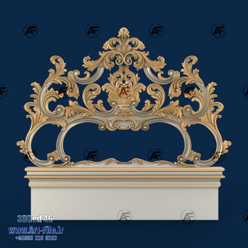 فروش فایل سه بعدی کله تخت 3DBED46