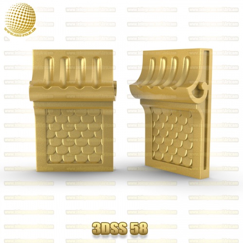 فروش فایل سه بعدی سرستون 3DSS58
