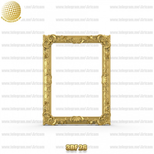 فروش فایل سه بعدی فریم و قاب آینه 3df26