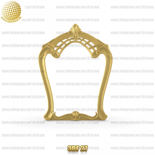 فروش فایل سه بعدی فریم و قاب آینه 3df27
