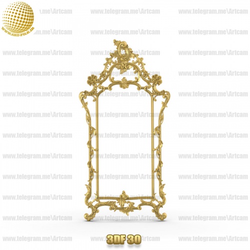 فروش فایل سه بعدی فریم و قاب آینه 3df30