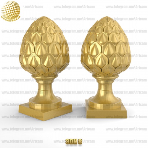 فروش فایل سه بعدی نرده راه پله 3dN8