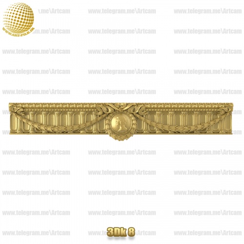 فروش فایل سه بعدی کتیبه و قرنیز 3dk8