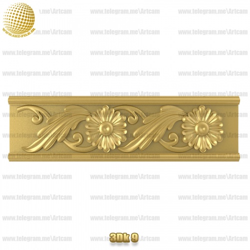 فروش فایل سه بعدی کتیبه و قرنیز 3dk9