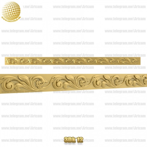 فروش فایل سه بعدی کتیبه و قرنیز 3dk12