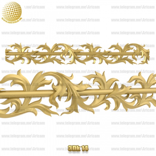 فروش فایل سه بعدی کتیبه و قرنیز 3dk14