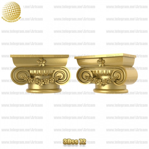 فروش فایل سه بعدی سرستون 3DSS72