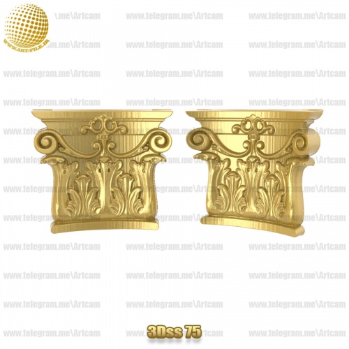 فروش فایل سه بعدی سرستون 3DSS75