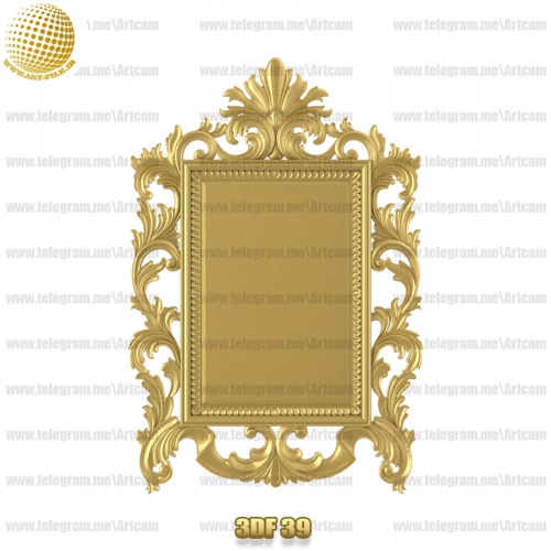 فروش فایل سه بعدی فریم و قاب آینه 3df39