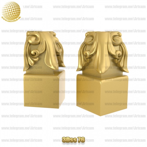فروش فایل سه بعدی سرستون 3DSS76