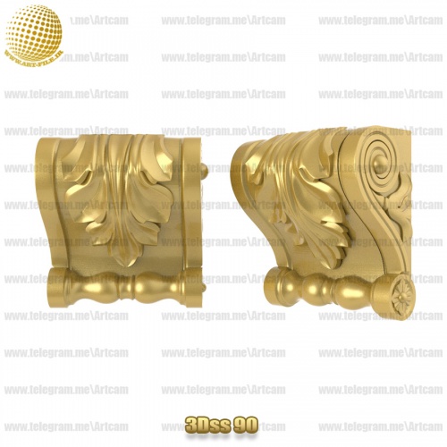 فروش فایل سه بعدی سرستون 3DSS90