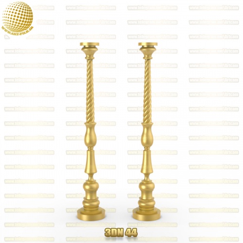 فروش فایل سه بعدی نرده راه پله 3dN44