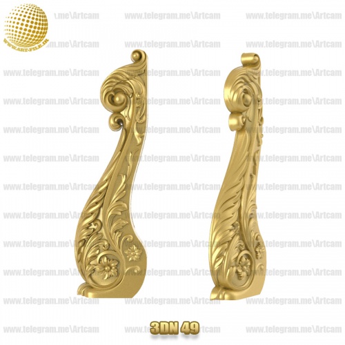 فروش فایل سه بعدی نرده راه پله 3dN49