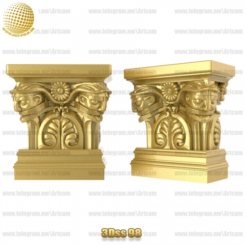 فروش فایل سه بعدی سرستون 3DSS98