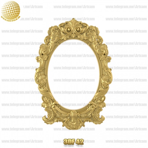 فروش فایل سه بعدی فریم و قاب آینه 3df42