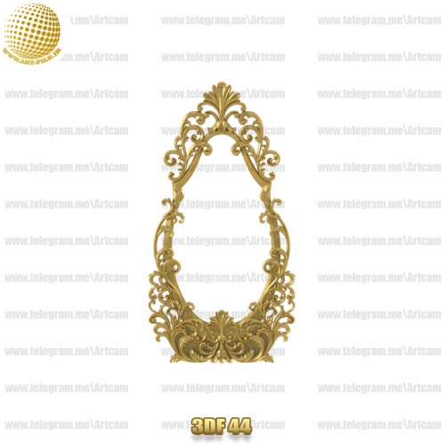 فروش فایل سه بعدی فریم و قاب آینه 3df44