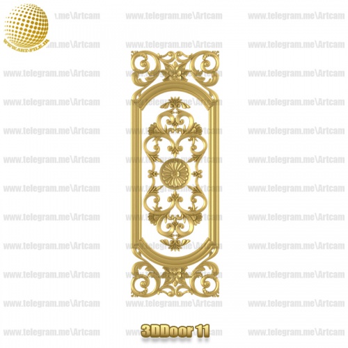 فروش فایل سه بعدی درب ورودی 3Ddoor11