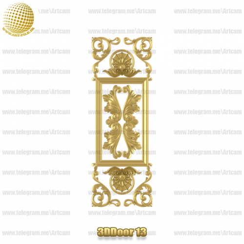 فروش فایل سه بعدی درب ورودی 3Ddoor13
