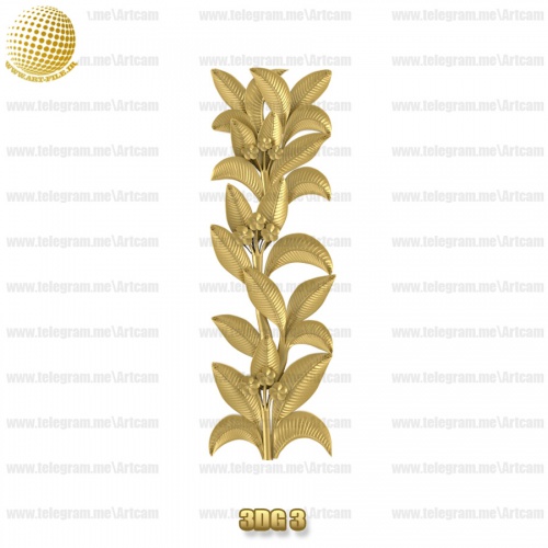 فروش فایل سه بعدی گل دکوری 3Dg3