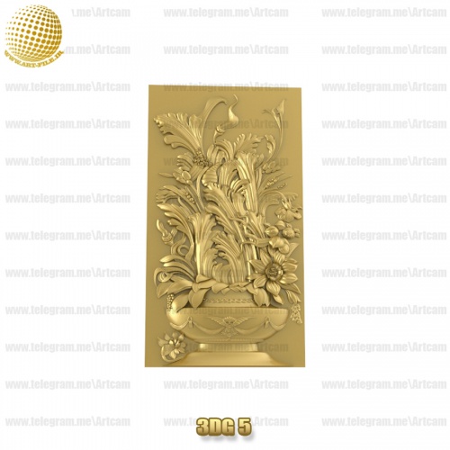 فروش فایل سه بعدی گل دکوری 3Dg5