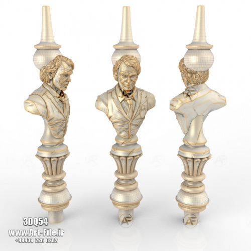 فروش فایل سه بعدی قلیان (جوکر) 3DQ54