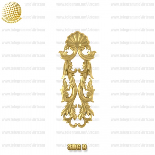 فروش فایل سه بعدی گل دکوری 3Dg9