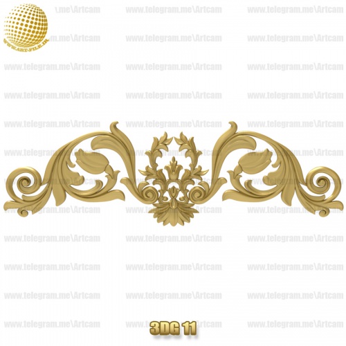 فروش فایل سه بعدی گل دکوری 3Dg11