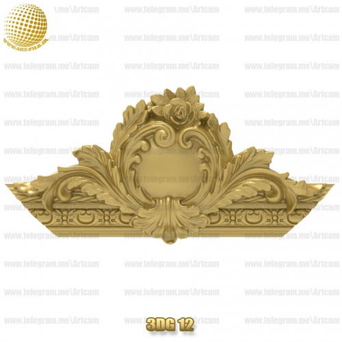 فروش فایل سه بعدی گل دکوری 3Dg12