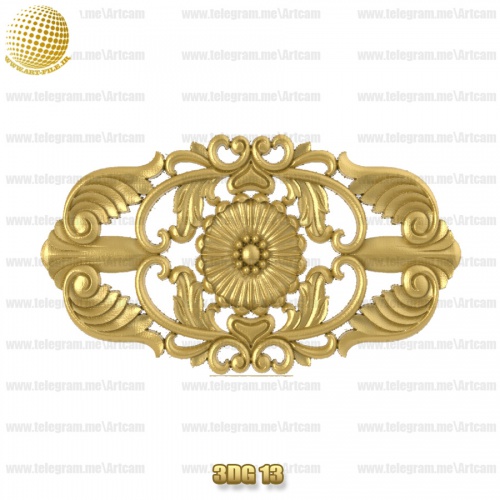 فروش فایل سه بعدی گل دکوری 3Dg13