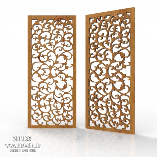 فروش فایل دوبعدی پنل ( مشبک ) 2DM86