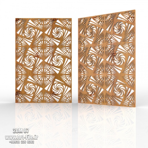 فروش فایل دوبعدی پنل ( مشبک ) 2DM87