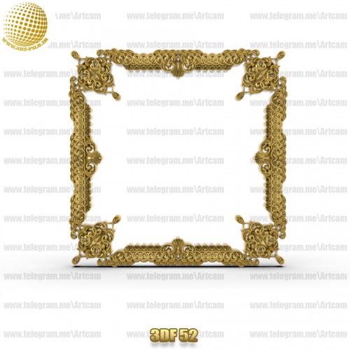 فروش فایل سه بعدی فریم و قاب آینه 3df52