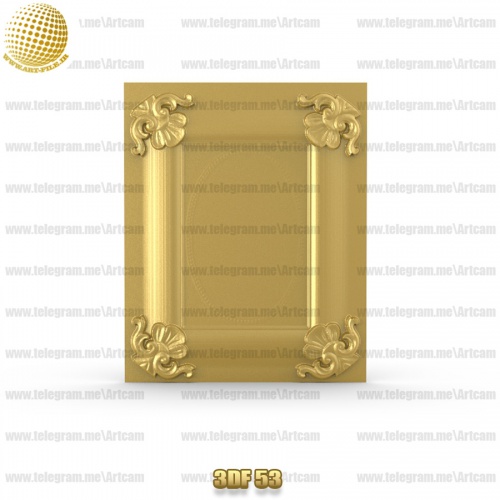فروش فایل سه بعدی فریم و قاب آینه 3df53