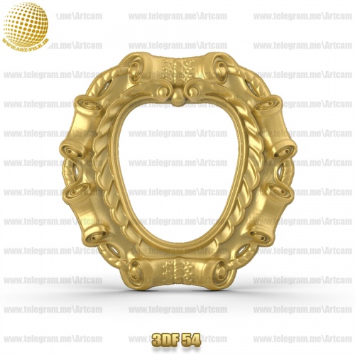 فروش فایل سه بعدی فریم و قاب آینه 3df54