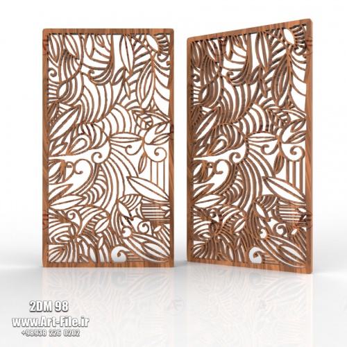 فروش فایل دوبعدی پنل ( مشبک ) 2DM98