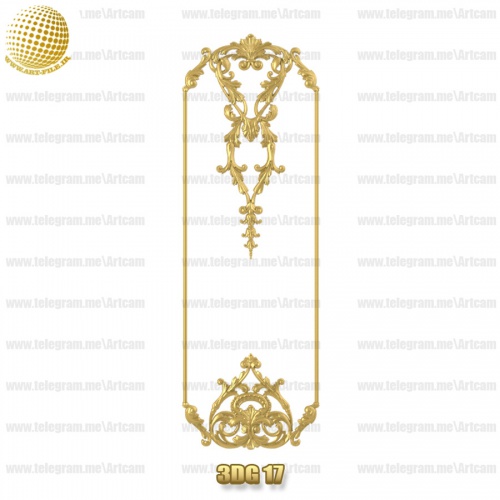 فروش فایل سه بعدی گل دکوری 3Dg17