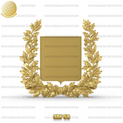 فروش فایل سه بعدی فریم و قاب آینه 3df58