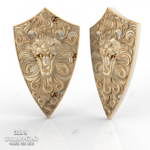 فروش فایل سه بعدی کله شیر 3DU9