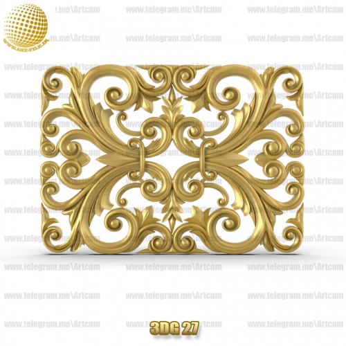 فروش فایل سه بعدی گل دکوری 3Dg27