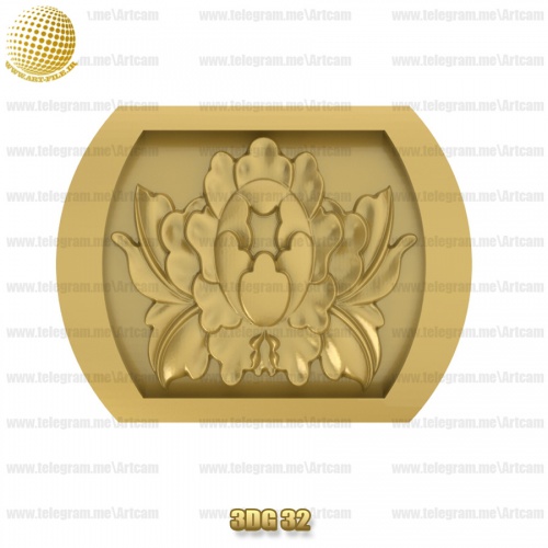 فروش فایل سه بعدی گل دکوری 3Dg32