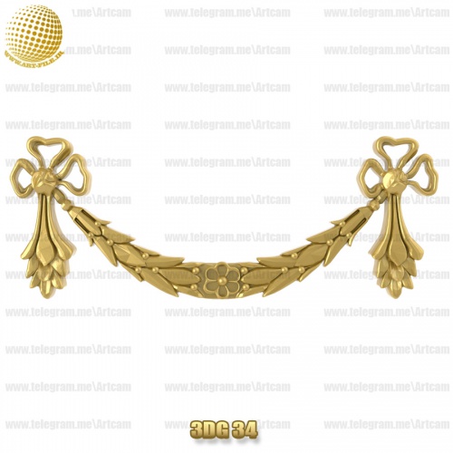 فروش فایل سه بعدی گل دکوری 3Dg34