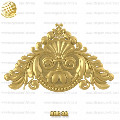 فروش فایل سه بعدی گل دکوری 3Dg38