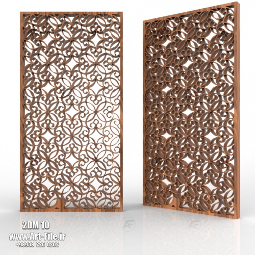 فروش فایل دوبعدی پنل ( مشبک ) 2DM10