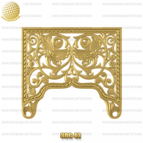 فروش فایل سه بعدی گل دکوری 3Dg42