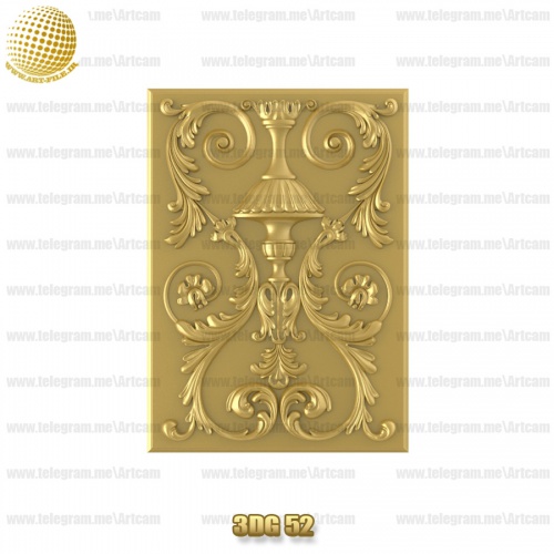 فروش فایل سه بعدی گل دکوری 3Dg52